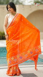 Multicolour Sico Handloom Saree for Daily Elegance
