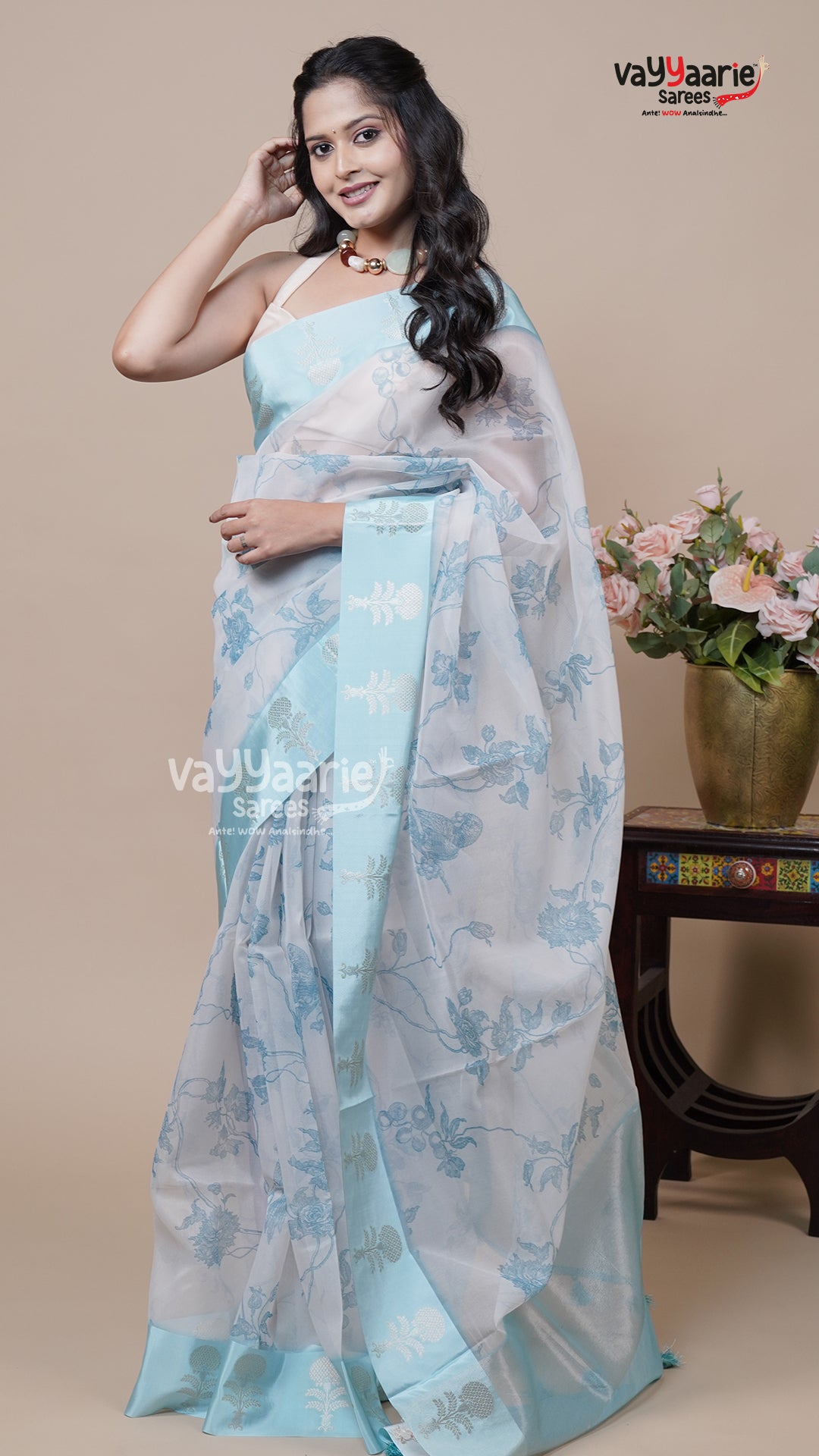 Multi Tone Kora Saree for Special Days