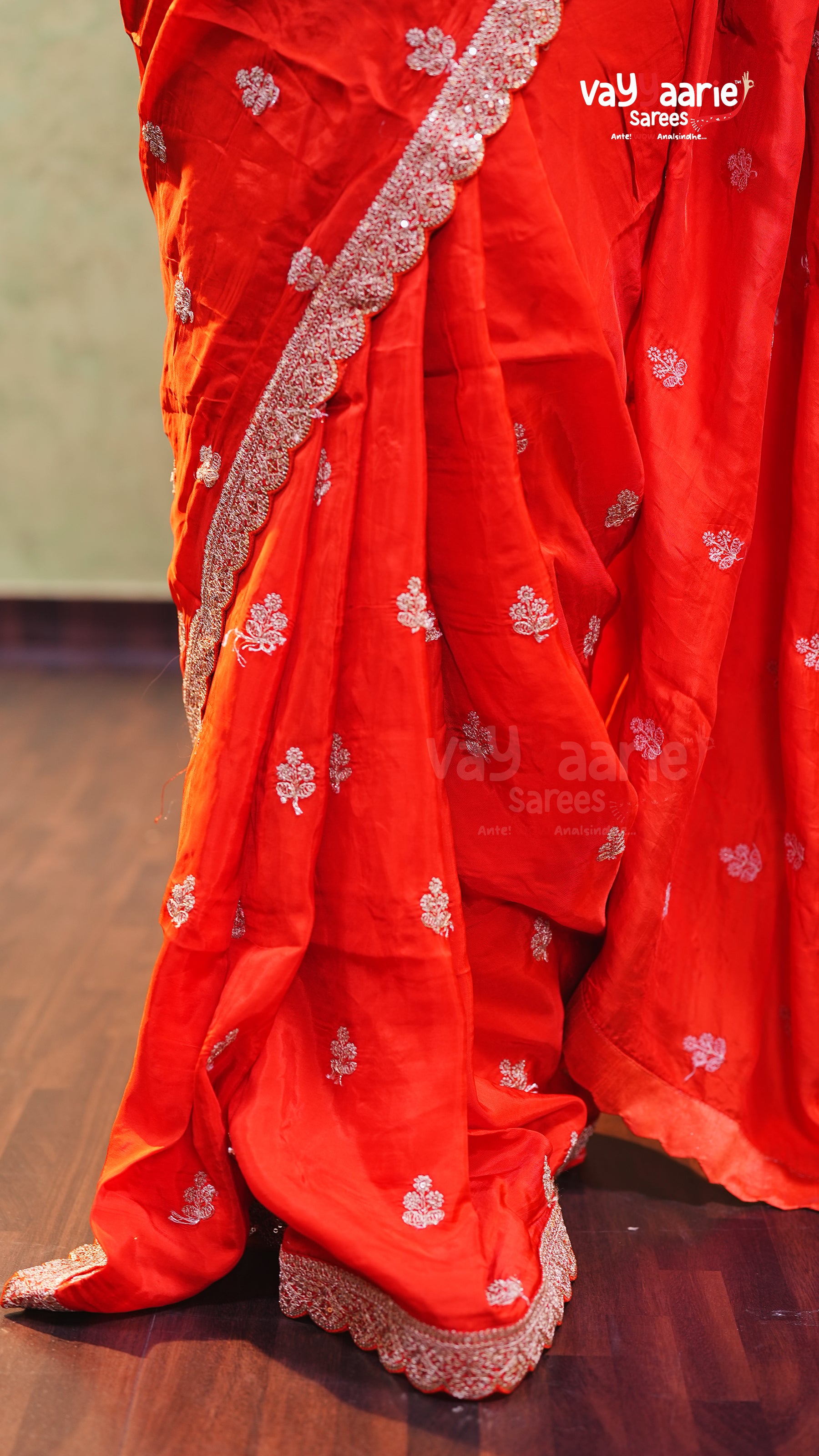 Multi Colour Crepe Designer Saree Collection
