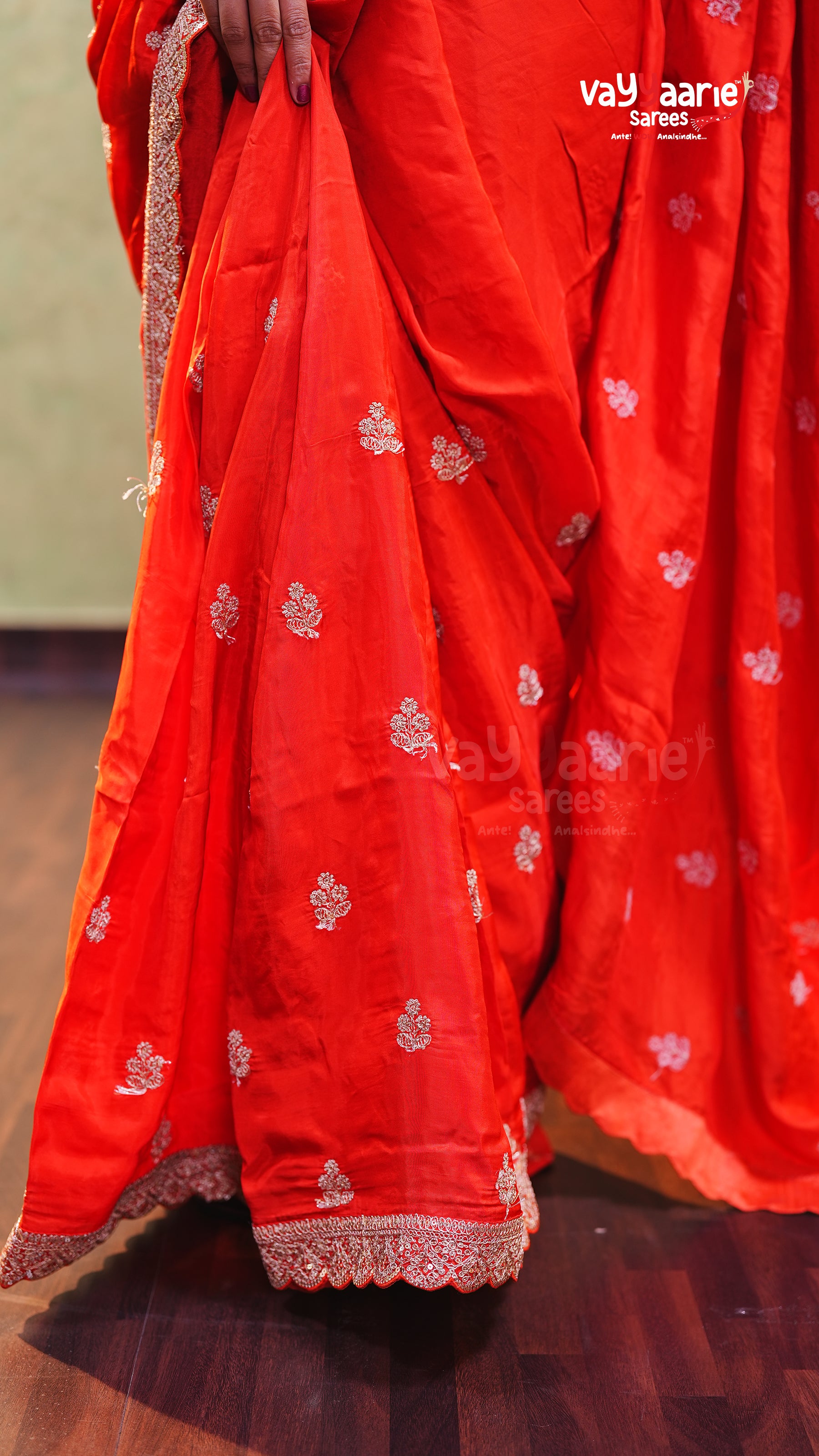 Multi Colour Crepe Designer Saree Collection