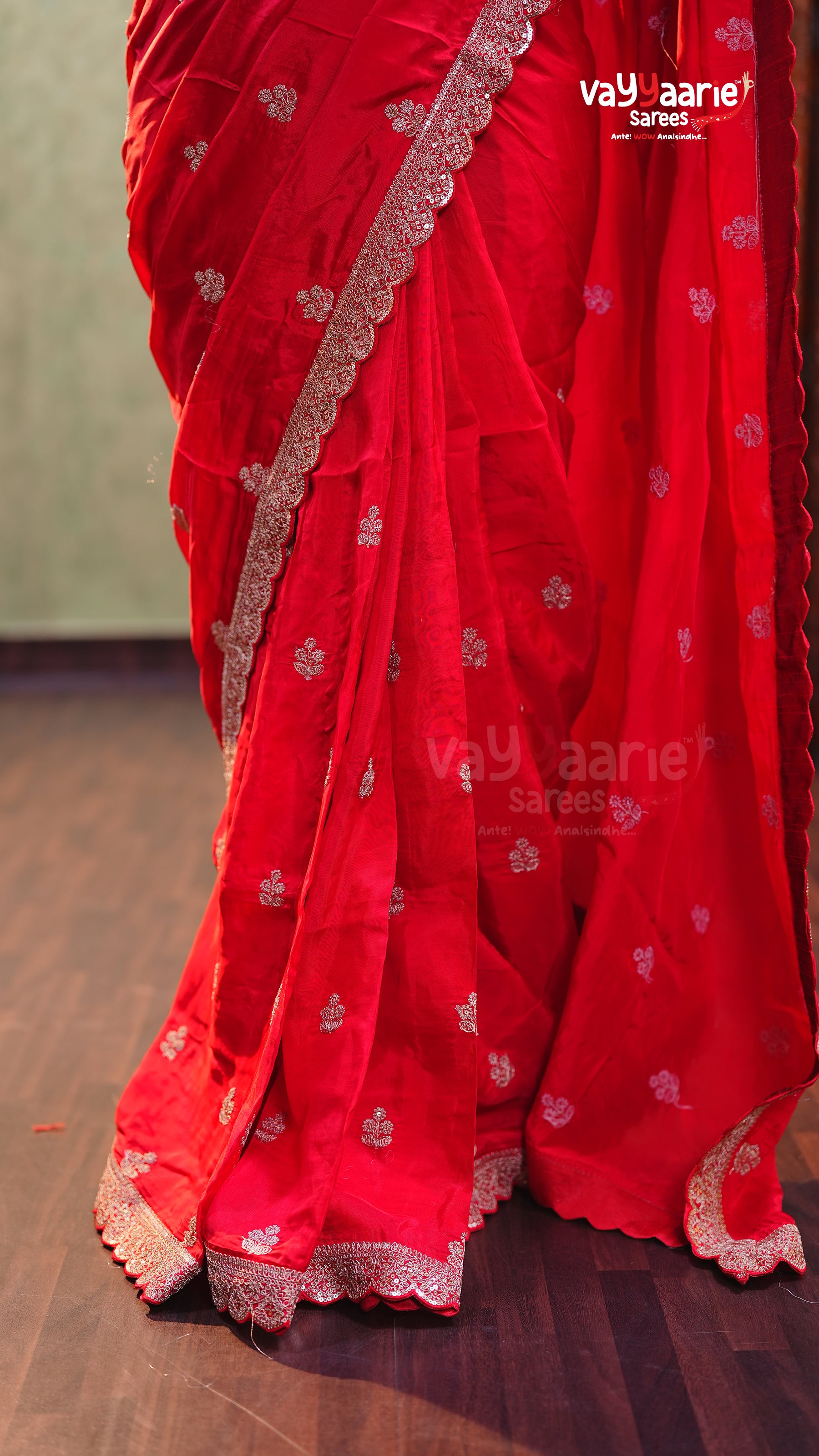 Premium Crepe Multi Colour Designer Saree