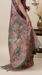 Multicolour Tusser Saree for Elegant Occasions