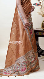 Graceful Multicolour Tusser Saree