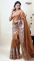 Graceful Multicolour Tusser Saree