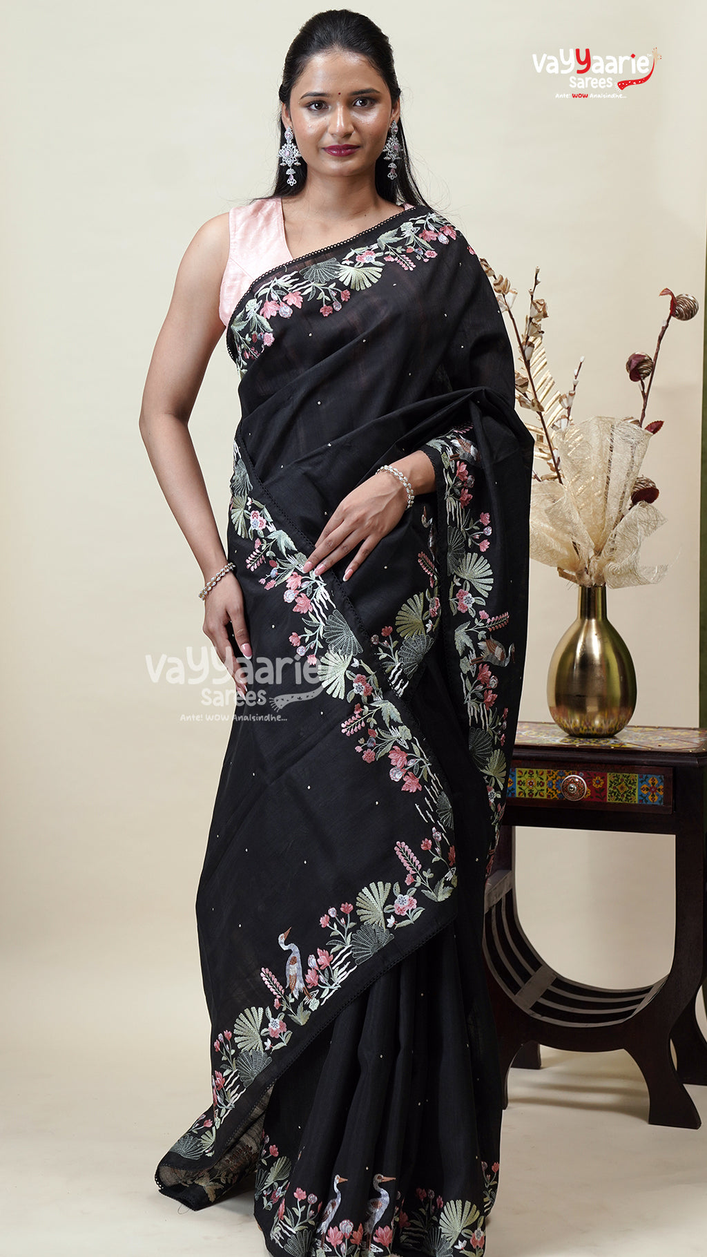 Budget Multicolour Tusser Saree for Women