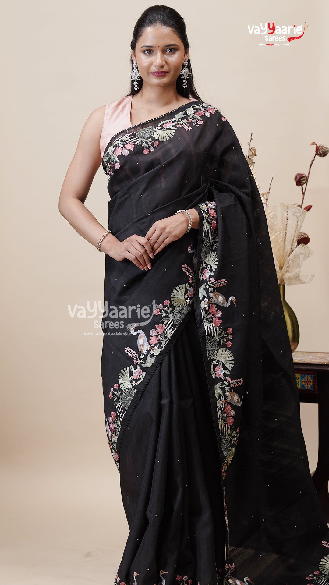Budget Multicolour Tusser Saree for Women