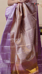 Orange DMM Pattu Saree for Festive Looks