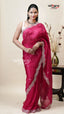 Maroon Tissu Fancy Saree for Women