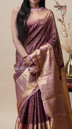 Magenta DMM Pattu Saree for Festive Occasions