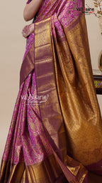 Rani Pink DMM Pattu Saree for Gifting