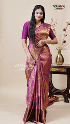 Rani Pink DMM Pattu Saree for Gifting