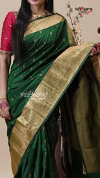 Green Salem Pattu Saree for Festive Wear