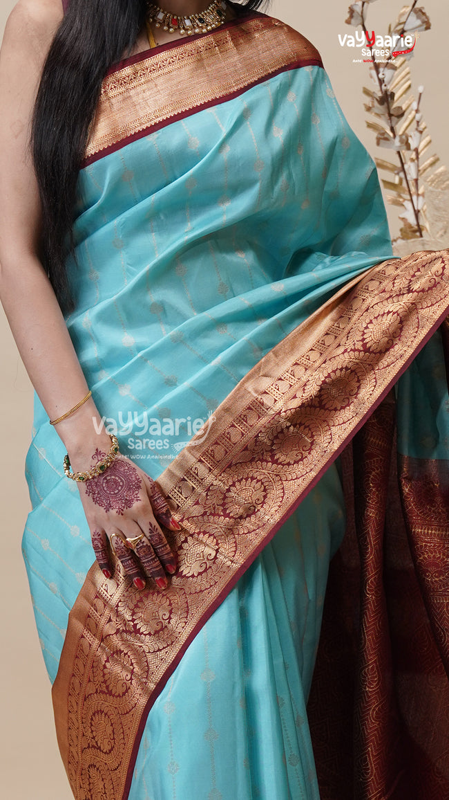 Yellow Salem Pattu Saree for All Occasions Main Image