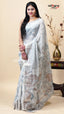 Fancy Multicolour Sico Saree with Blouse