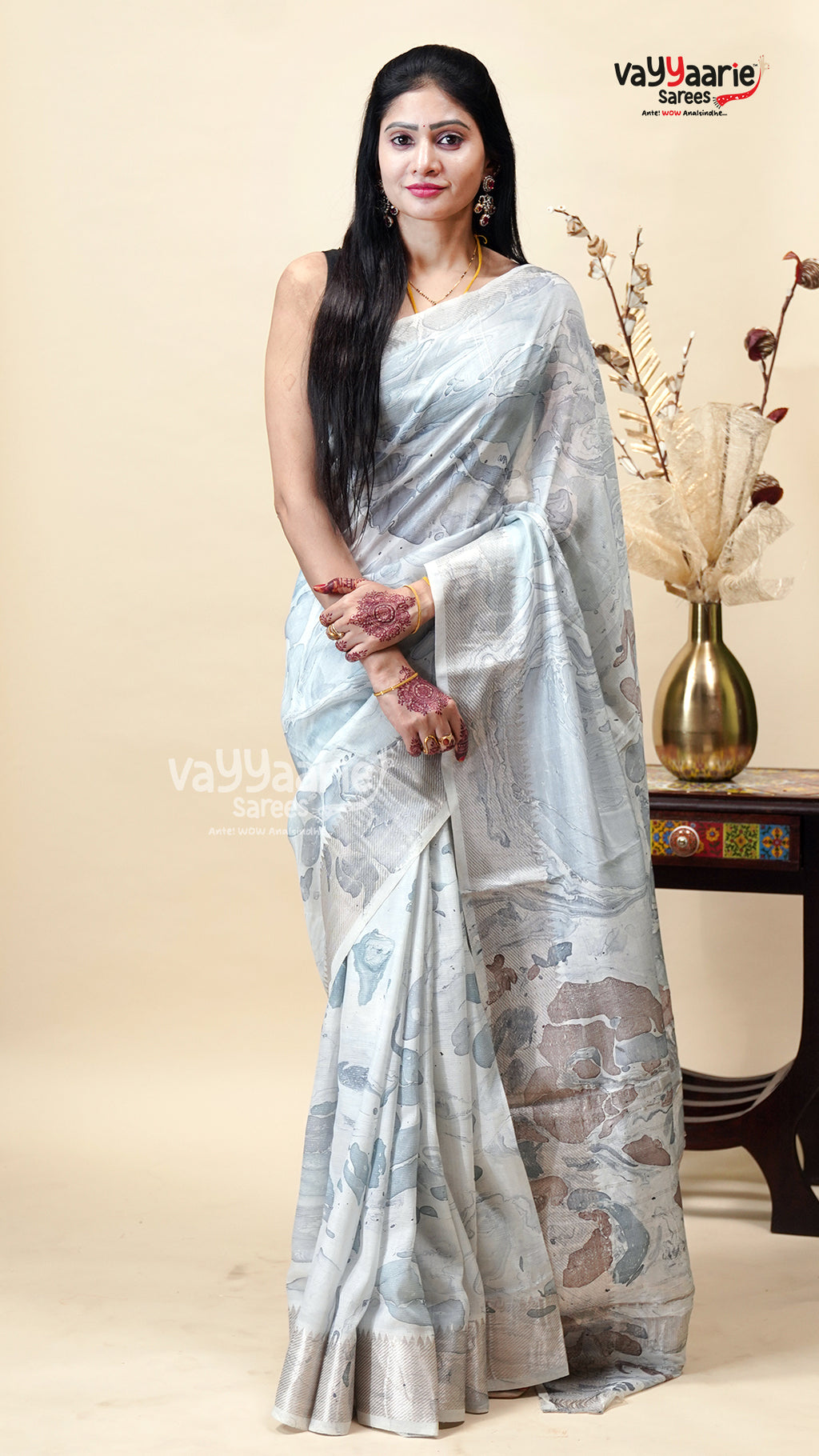 Fancy Multicolour Sico Saree with Blouse