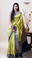 Multicolour Chiniya Silk Saree with Blouse