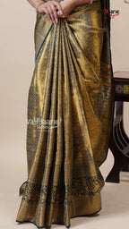 Mehendi Green DMM Pattu Saree for Women