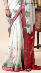 Multicolour Handloom Saree for Family Functions