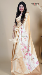 Multi Colour Dola Silk Fancy Saree for Gifting