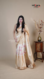 Multi Colour Dola Silk Fancy Saree for Gifting