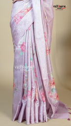 Multi Colour Tusser Fancy Saree for Sangeet Nights