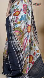 Multi Colour Georgette Fancy Saree for Casual Occasions