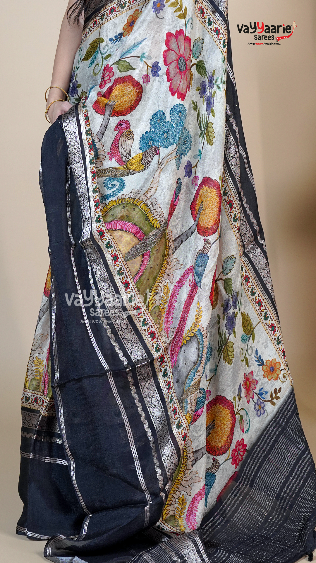 Multi Colour Georgette Fancy Saree for Casual Occasions