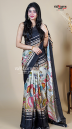 Multi Colour Georgette Fancy Saree for Casual Occasions