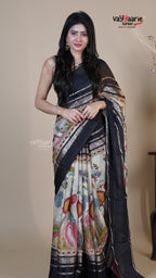 Multi Colour Georgette Fancy Saree for Casual Occasions