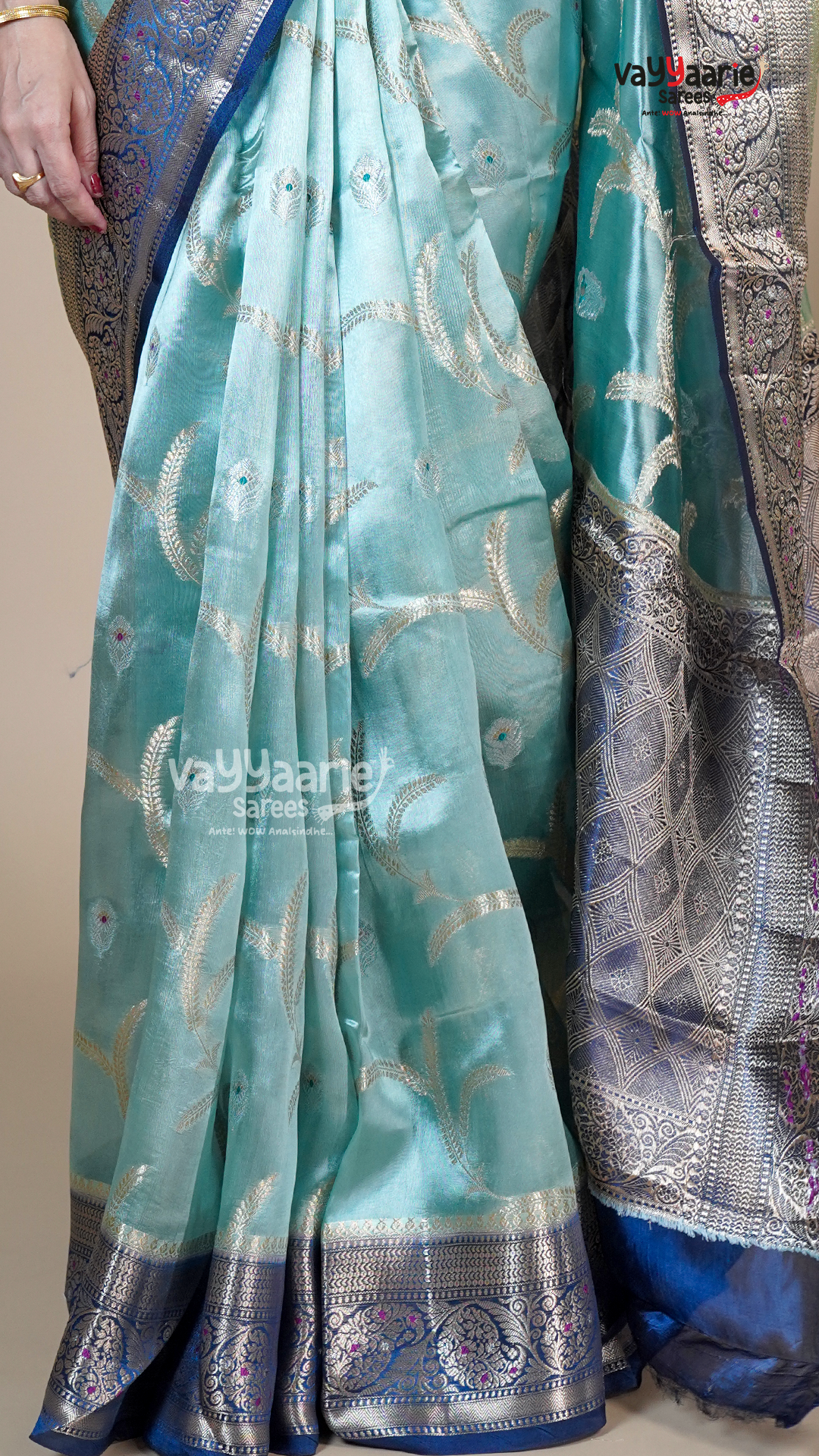 Multi Colour Chiniya Silk Fancy Saree for Cultural Events