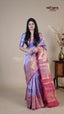 Lavender Kuppadam Handloom Saree for Ethnic Wear