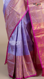 Lavender Kuppadam Handloom Saree for Ethnic Wear