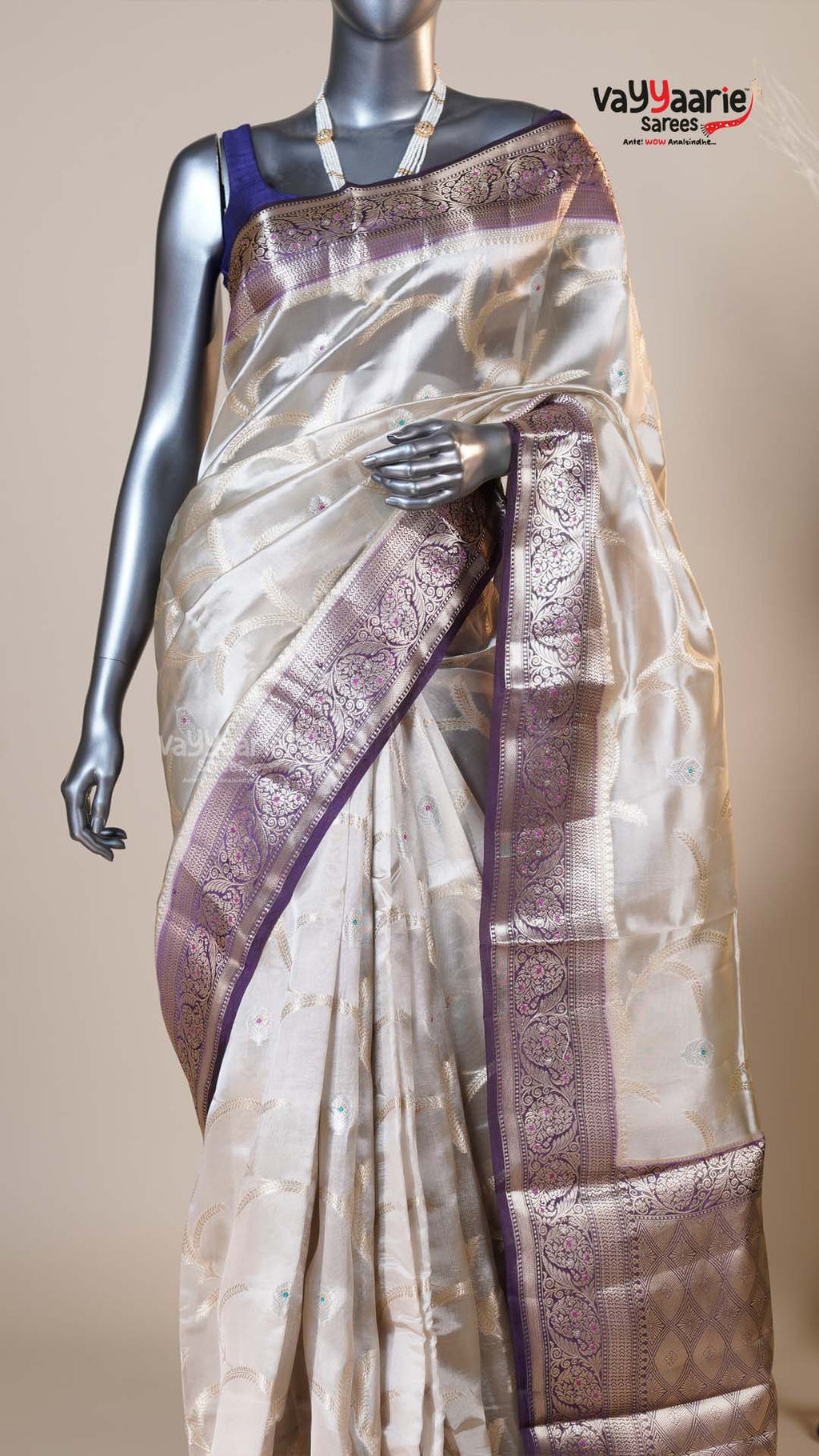 Multi Colour Chiniya Silk Fancy Saree for Everyday Elegance