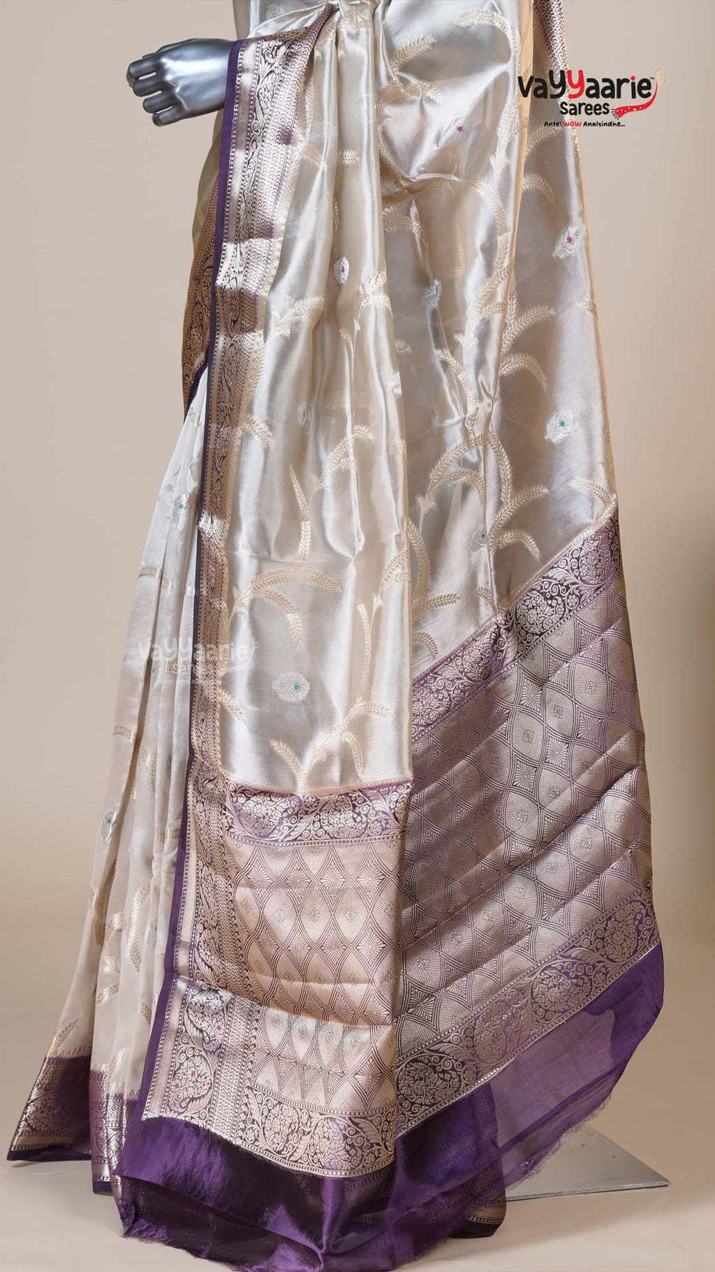 Multi Colour Chiniya Silk Fancy Saree for Everyday Elegance