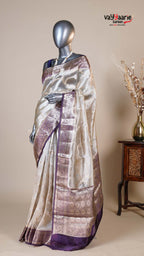 Multi Colour Chiniya Silk Fancy Saree for Everyday Elegance
