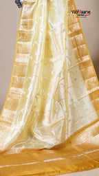 Multi Colour Chiniya Silk Fancy Saree for Ceremonial Wear