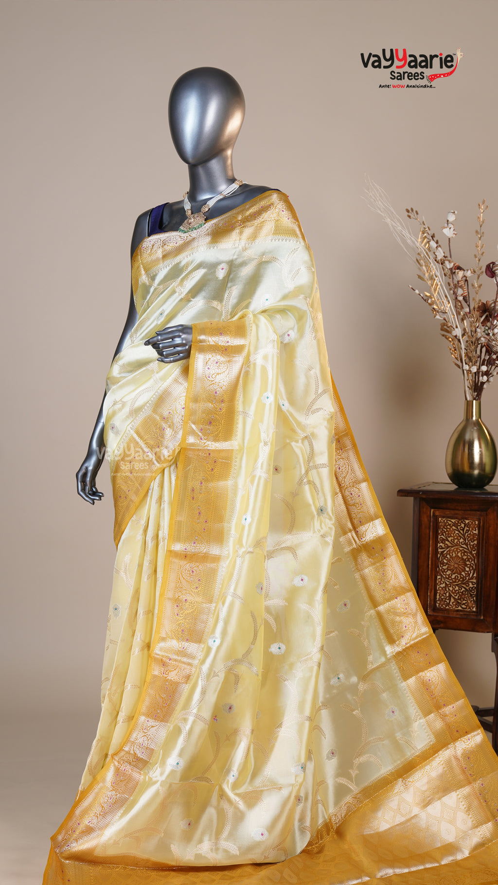 Multi Colour Chiniya Silk Fancy Saree for Ceremonial Wear