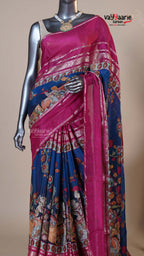 Multi Colour Georgette Fancy Saree for Engagements