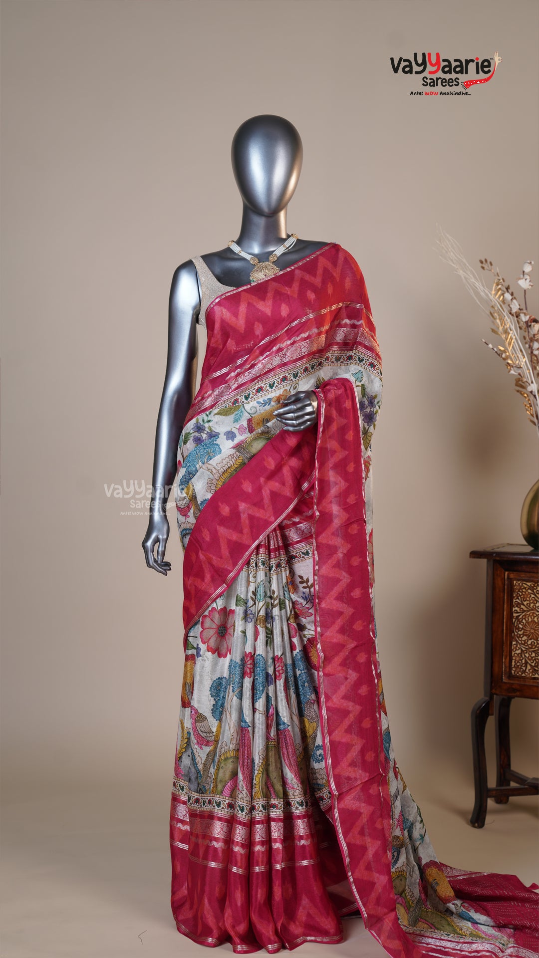 Multi Colour Georgette Fancy Saree for Anniversary Gifting