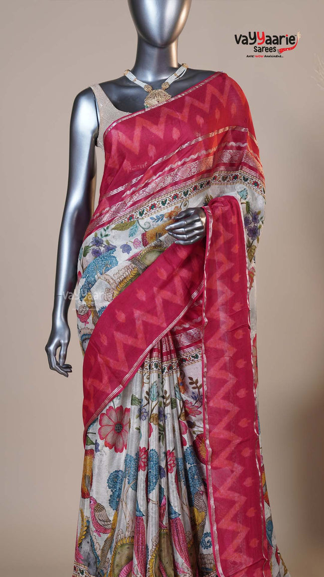 Multi Colour Georgette Fancy Saree for Anniversary Gifting Main Image