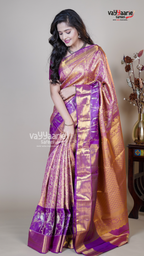 Purple DMM Pattu Traditional Saree for Casual Occasions