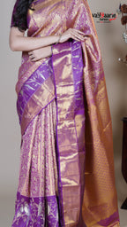 Purple DMM Pattu Traditional Saree for Casual Occasions