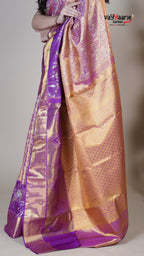 Purple DMM Pattu Traditional Saree for Casual Occasions