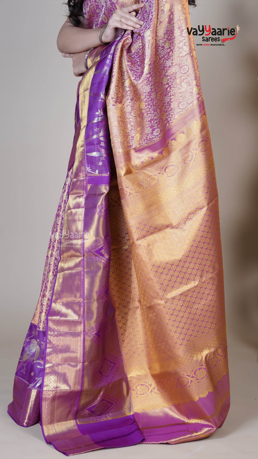 Purple DMM Pattu Traditional Saree for Casual Occasions