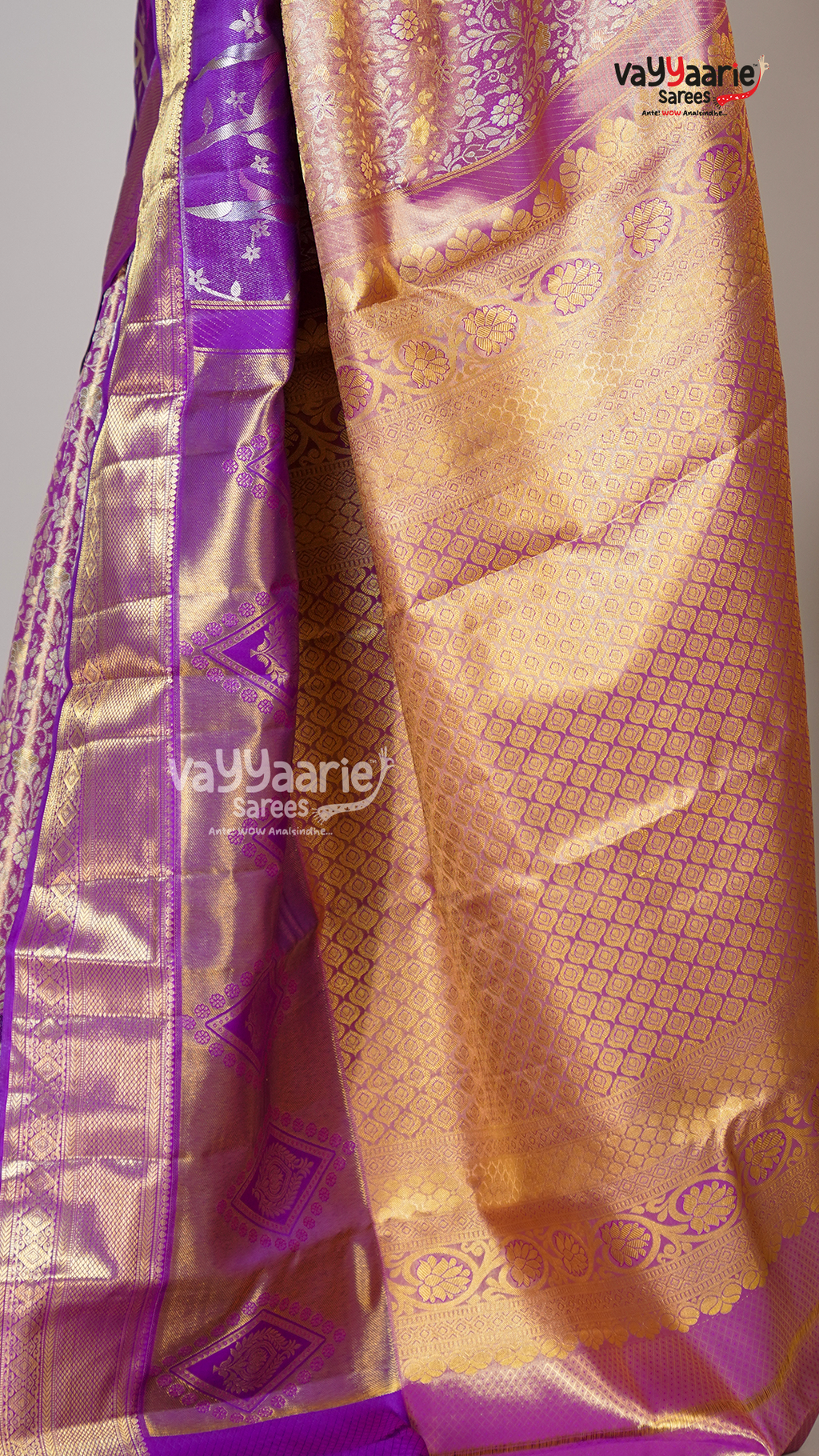 Purple DMM Pattu Traditional Saree for Casual Occasions