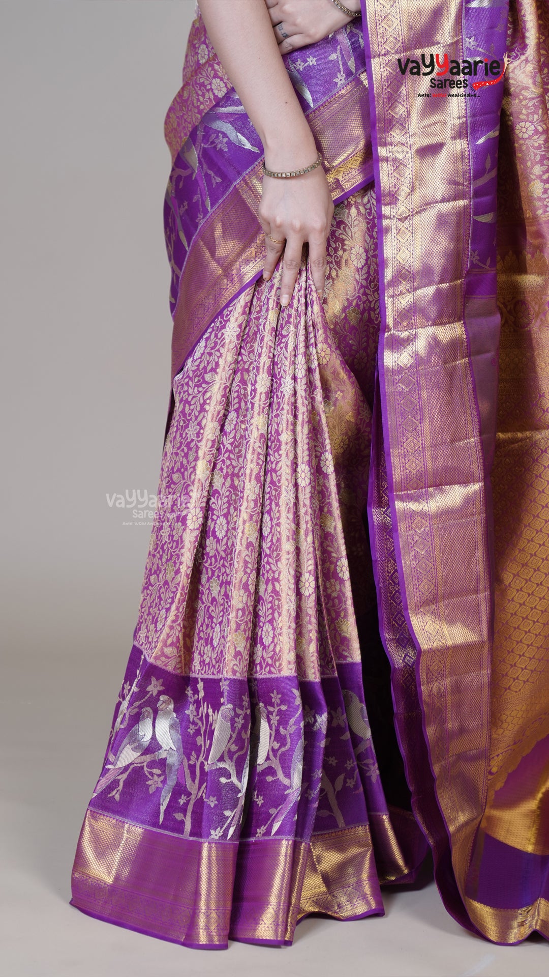 Purple DMM Pattu Traditional Saree for Casual Occasions