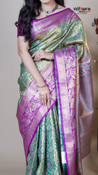 Multi Colour DMM Pattu Traditional Saree for Gatherings