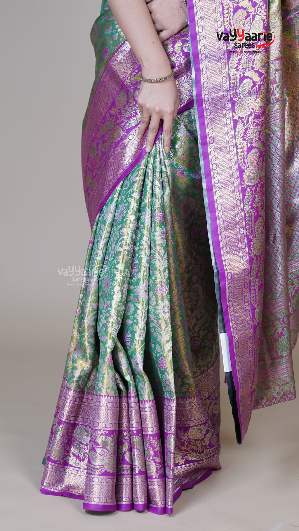 Multi Colour DMM Pattu Traditional Saree for Gatherings