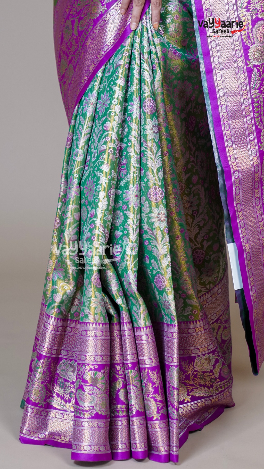 Multi Colour DMM Pattu Traditional Saree for Gatherings