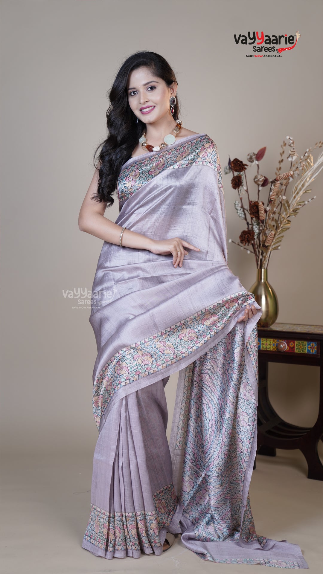 Chikoo Raw Mango Fancy Saree for Social Gatherings
